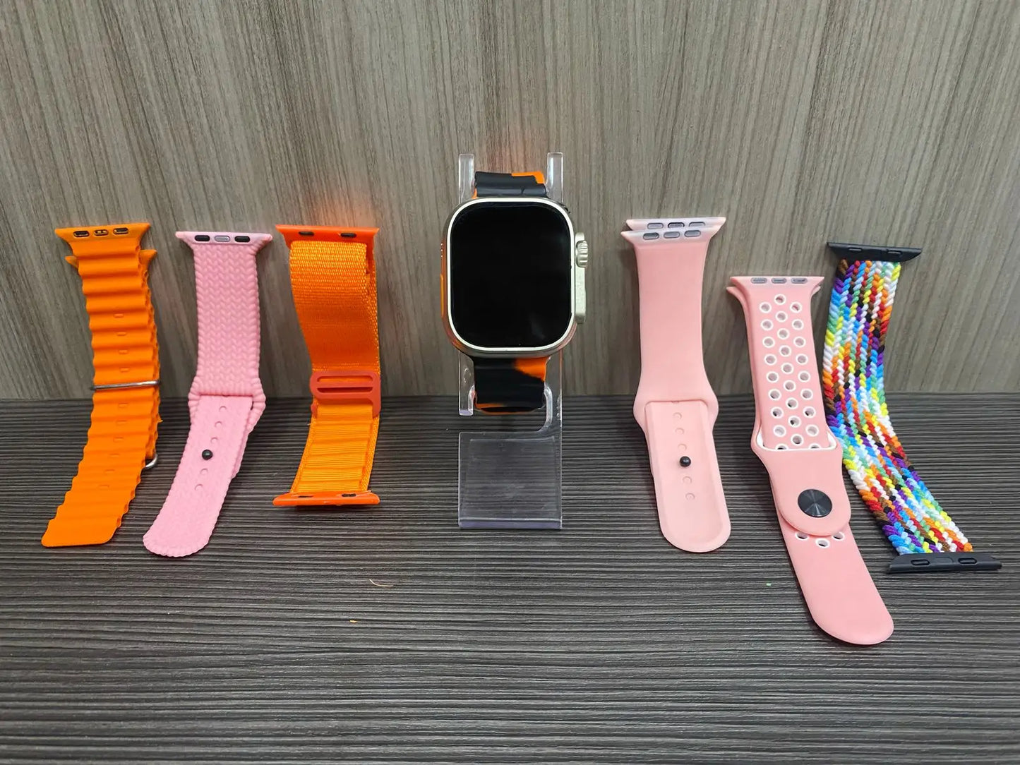 🔥  llamadas, notificaciones y música en un solo lugar - Diadema AirPods 🎧+ Smartwatch + 7 manillas ⌚️🔥